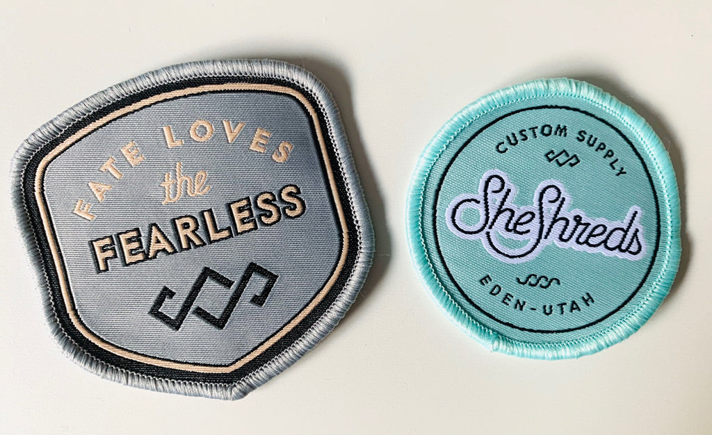 Iron On Logo Patches - Set of 2