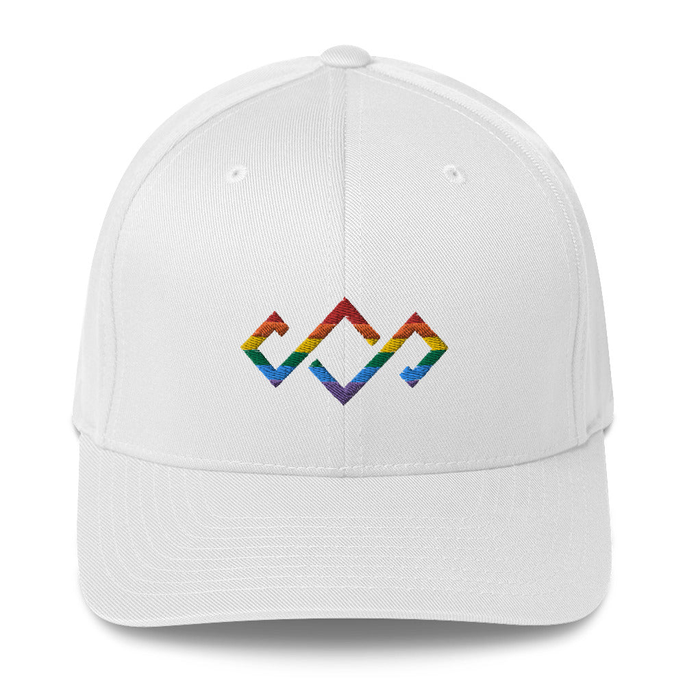 Stacy Flexfit Hat - Rainbow Crown