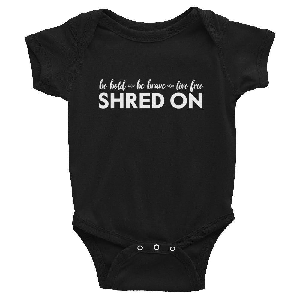 Mini Shredder Baby Body Suit - Shred On