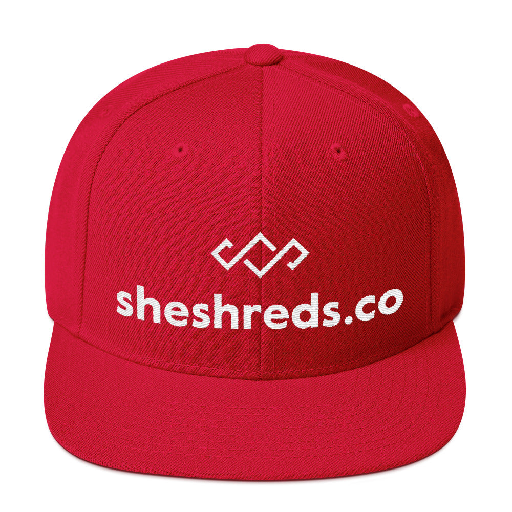 Ava Snapback - SheShreds Logo