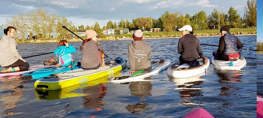 Alberta SUP Meetup with ambassadors Laura and Kira Holm