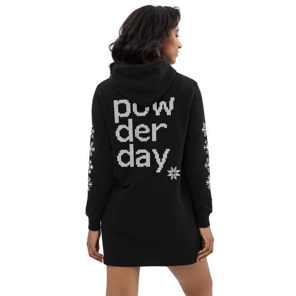 Amanda Hoodie dress - Powder Day