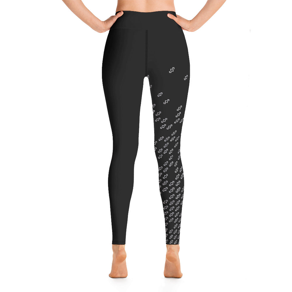 Katie Leggings - Crown Logo Pattern