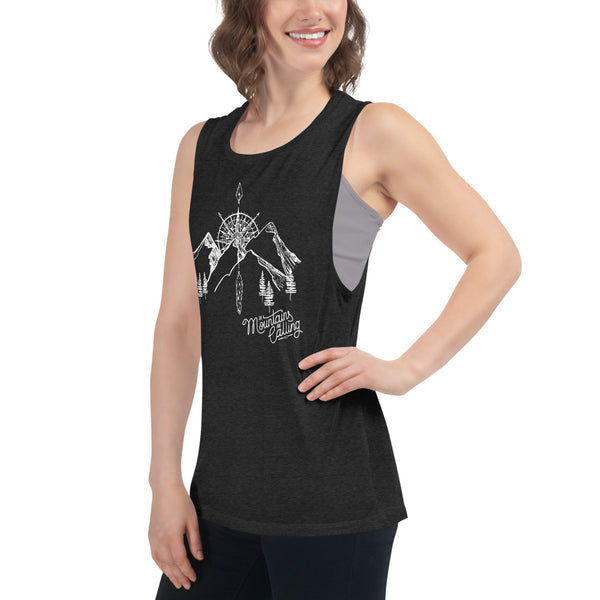 Heidi Muscle Tank - Nett Deacon Mountain Design