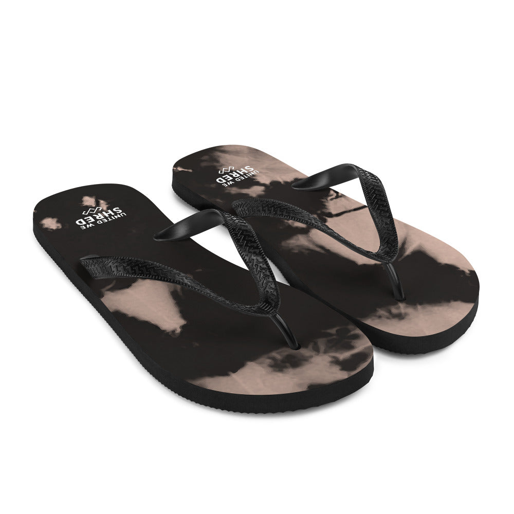 Kitty Flip-Flops - Black & Latte