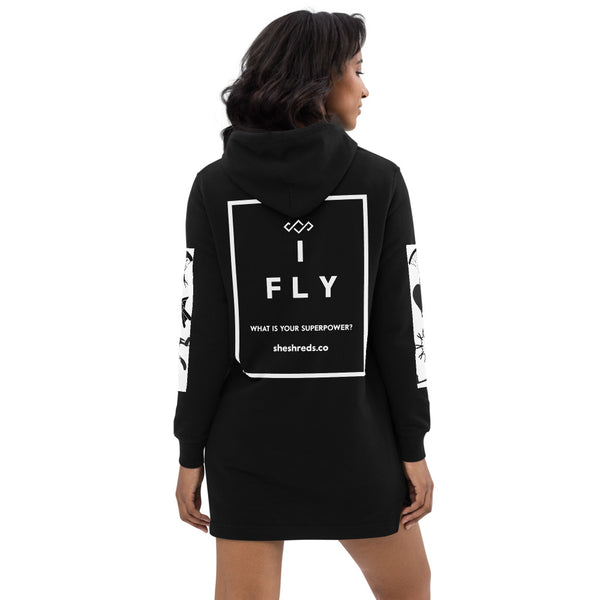 Amanda Hoodie dress - I Fly