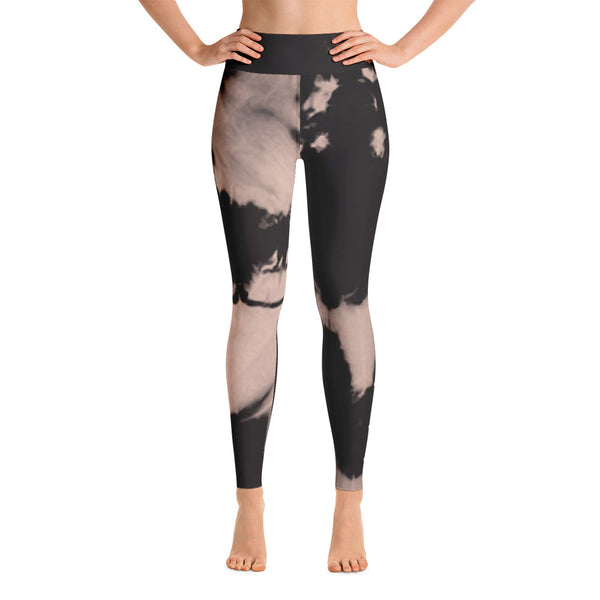 Katie Yoga Leggings - Black & Latte