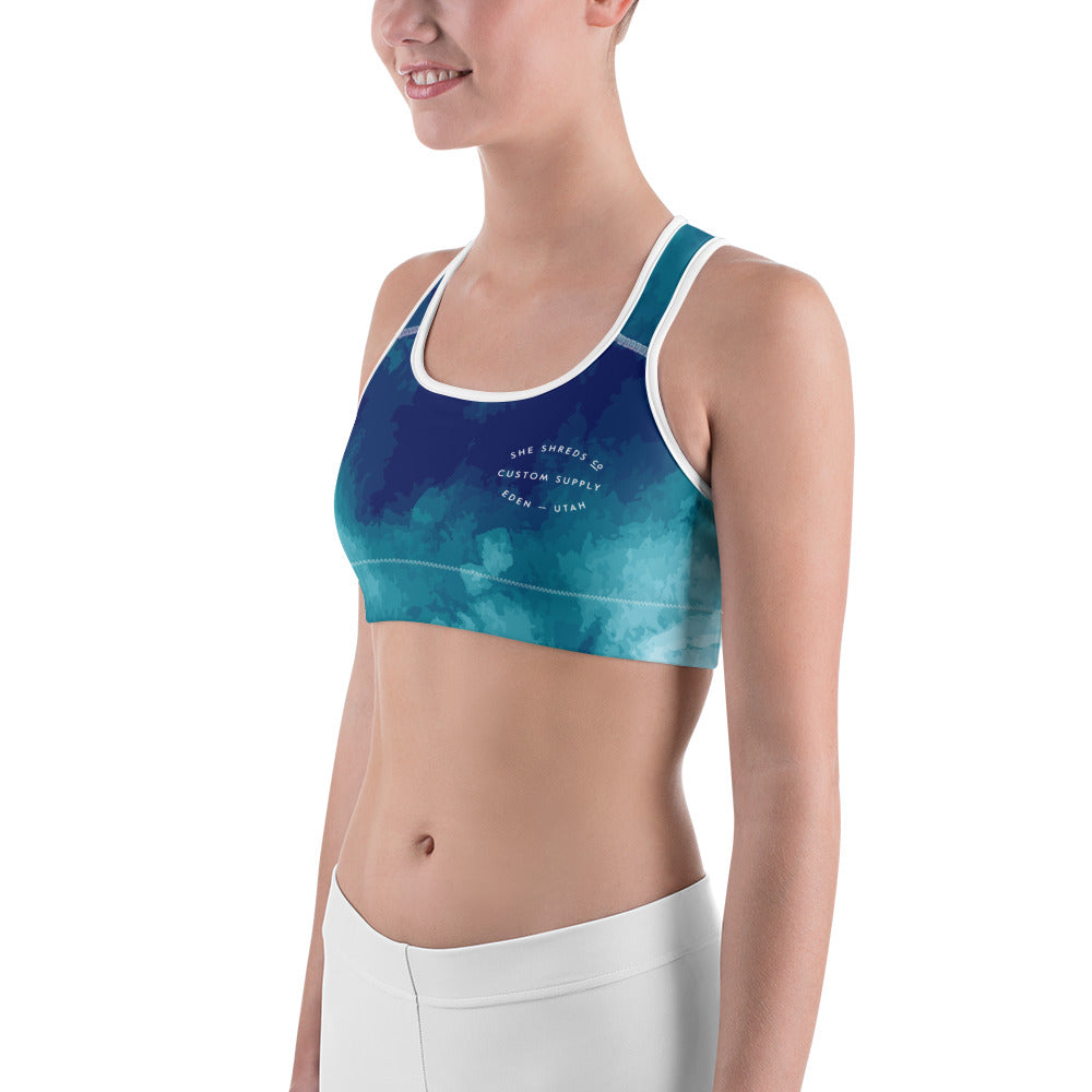 Watercolor Activewear Sports Bra