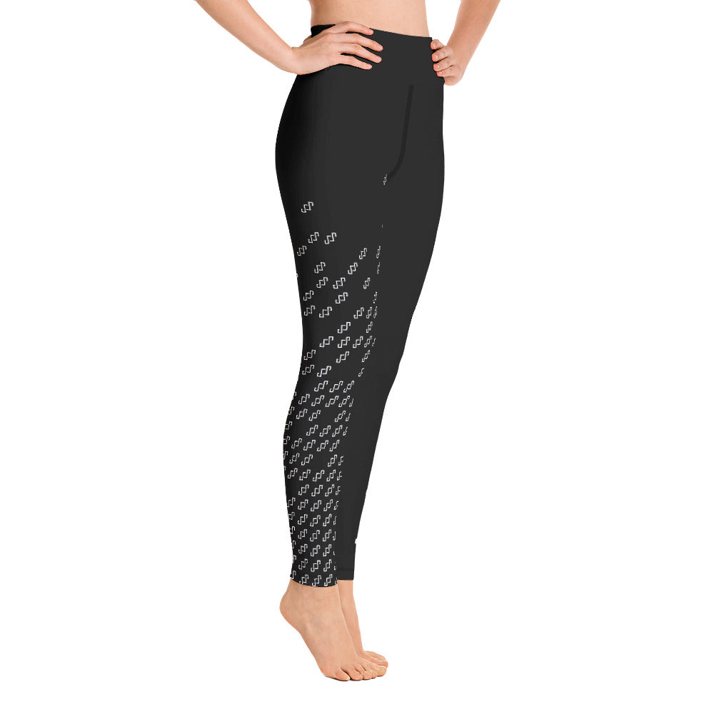 Katie Leggings - Crown Logo Pattern