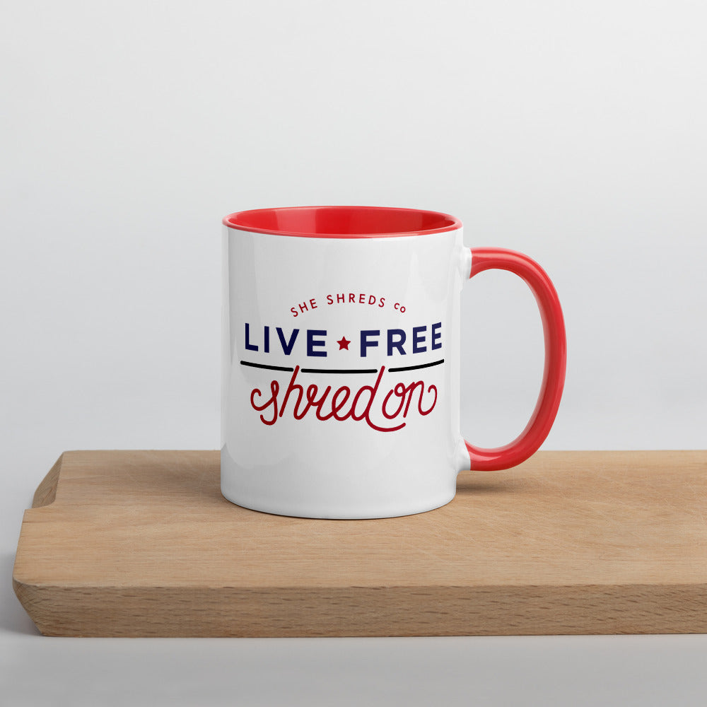 Live Free Shred On Mug