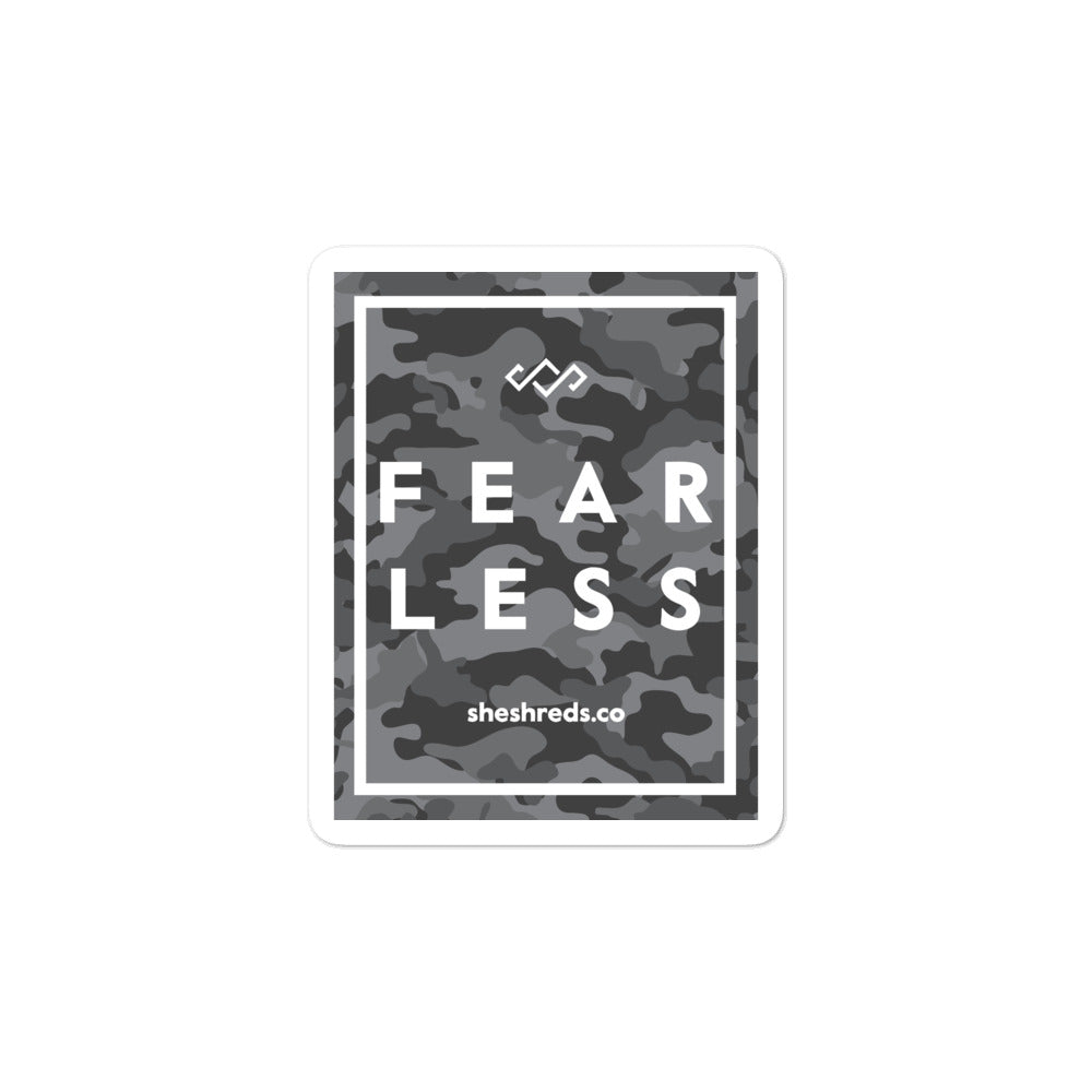 Fearless Camo Sticker